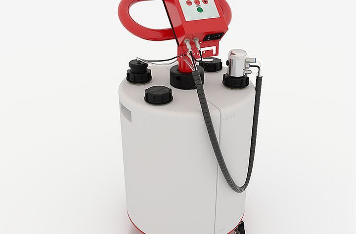 Yüksek hızlı iğlerin yağlanması için bakım cihazı LUBRICO – E